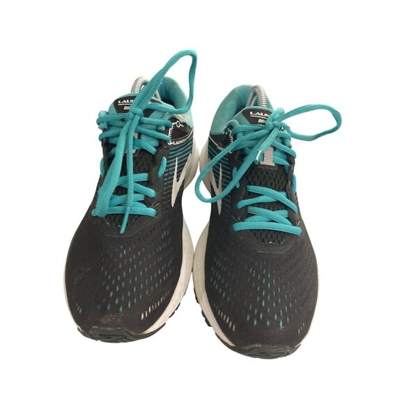 Brooks Launch 5 Women's Size 8 Black Teal Trainers Running Shoes READ - Picture 2 of 9